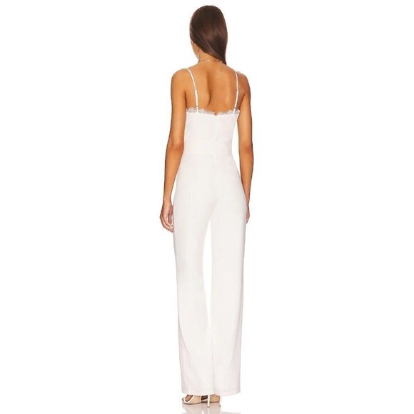 Karina Grimaldi Francesca Jumpsuit Ice Womens Size Large - Picture 3 of 12